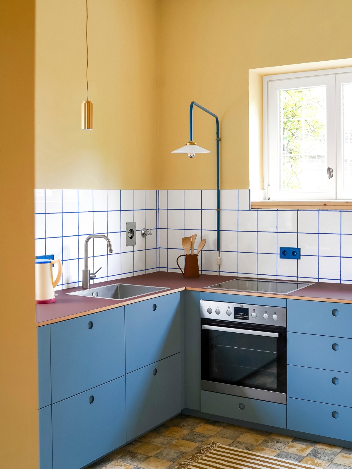 Cuisine BASIS bleue et jaune