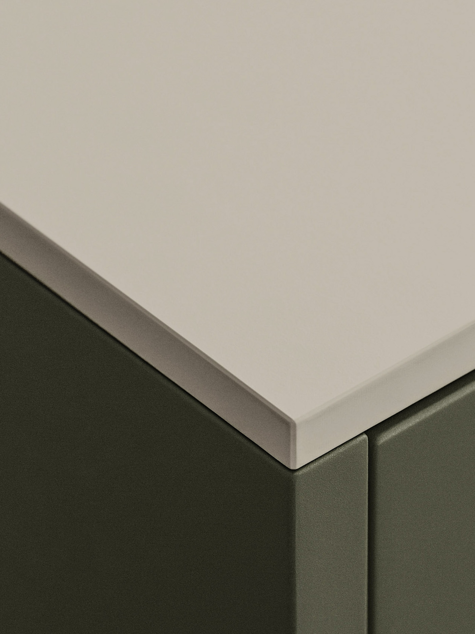 Countertop in compact laminate